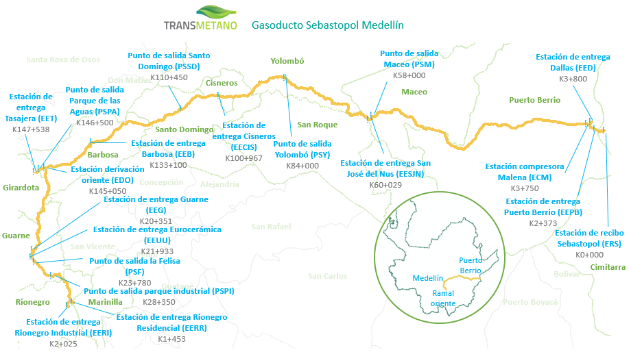 P Ginas Mapa Del Gasoducto